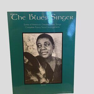 The Blues Singer Piano Vocal Sheet Music 1999 Creative Concepts Pub. Enlarged Ed